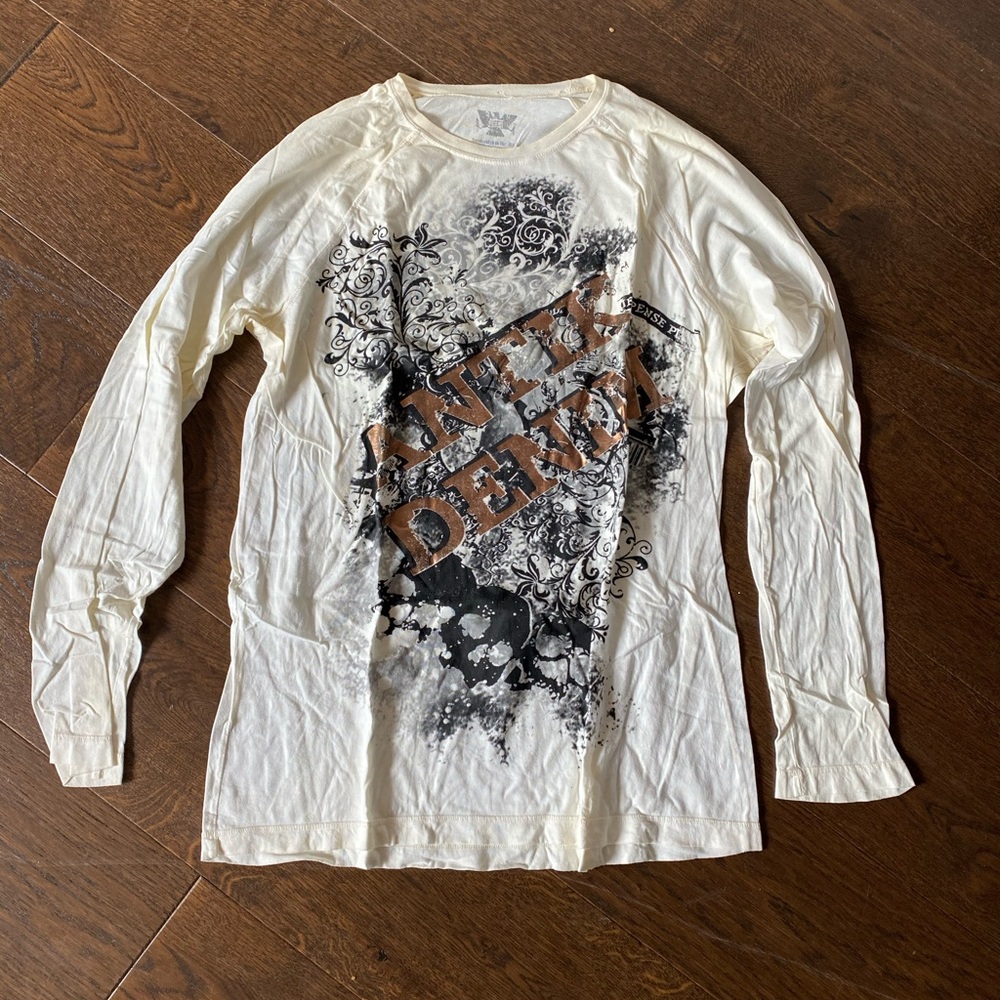 Antik denim men’s white with bronze long sleeve